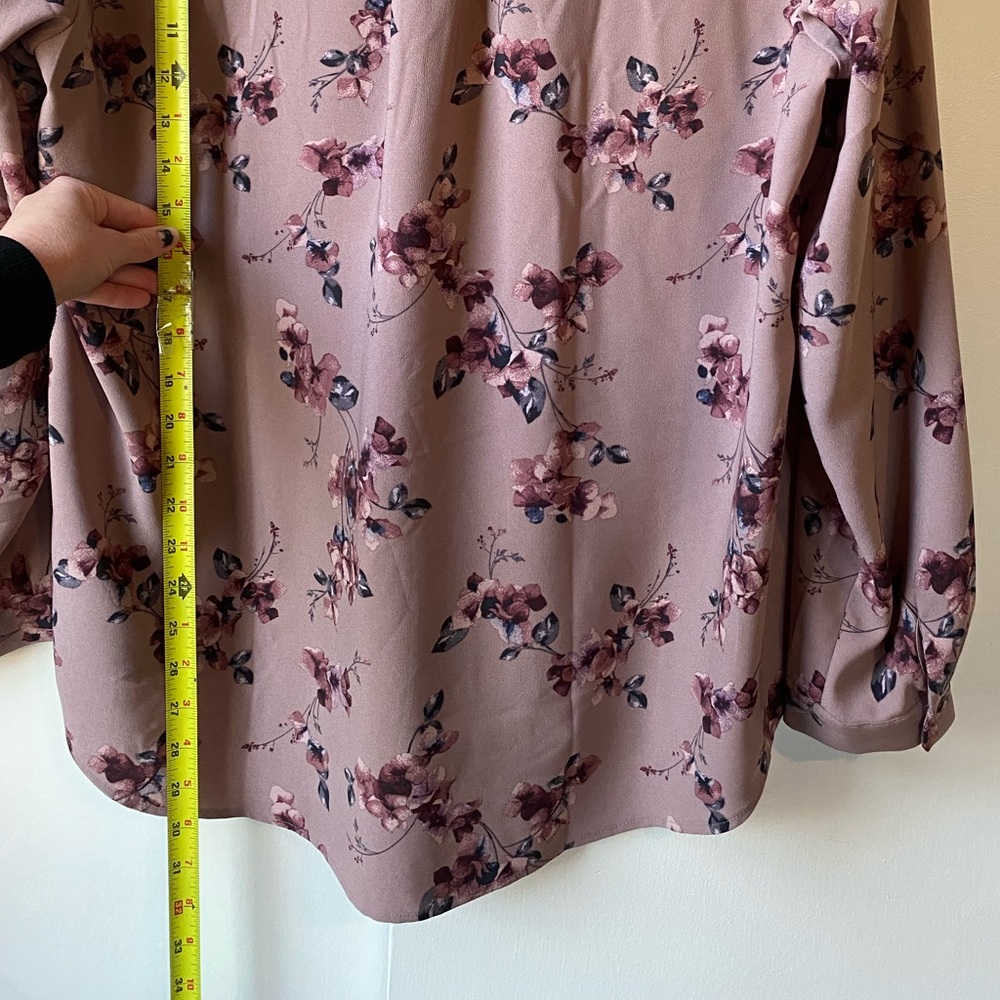 Hilary Radley Ladies Long Sleeve Blouse Size XL - Picture 4 of 10
